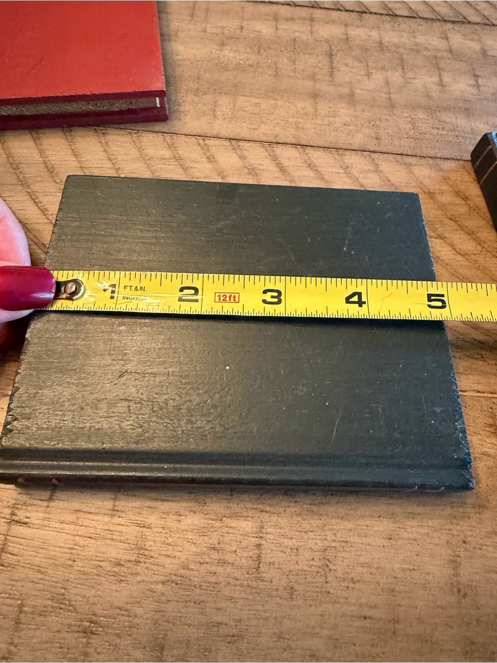 Vintage Small Wooden Book Decor (set of 3) - Picture 8 of 11